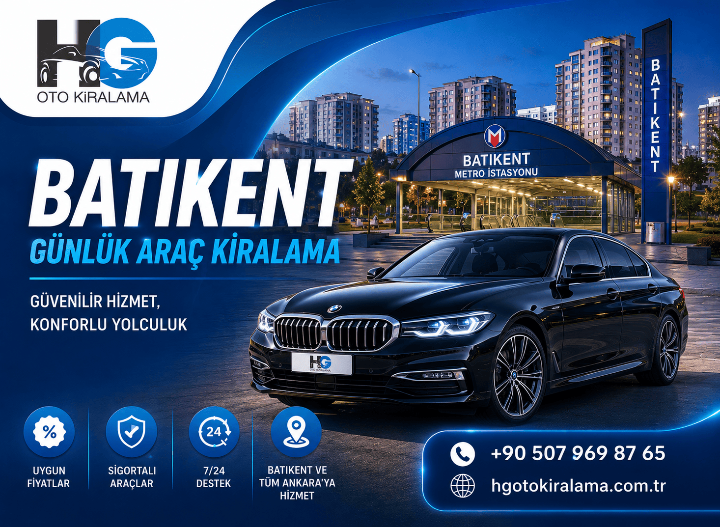Batıkent Günlük Araç Kiralamaa