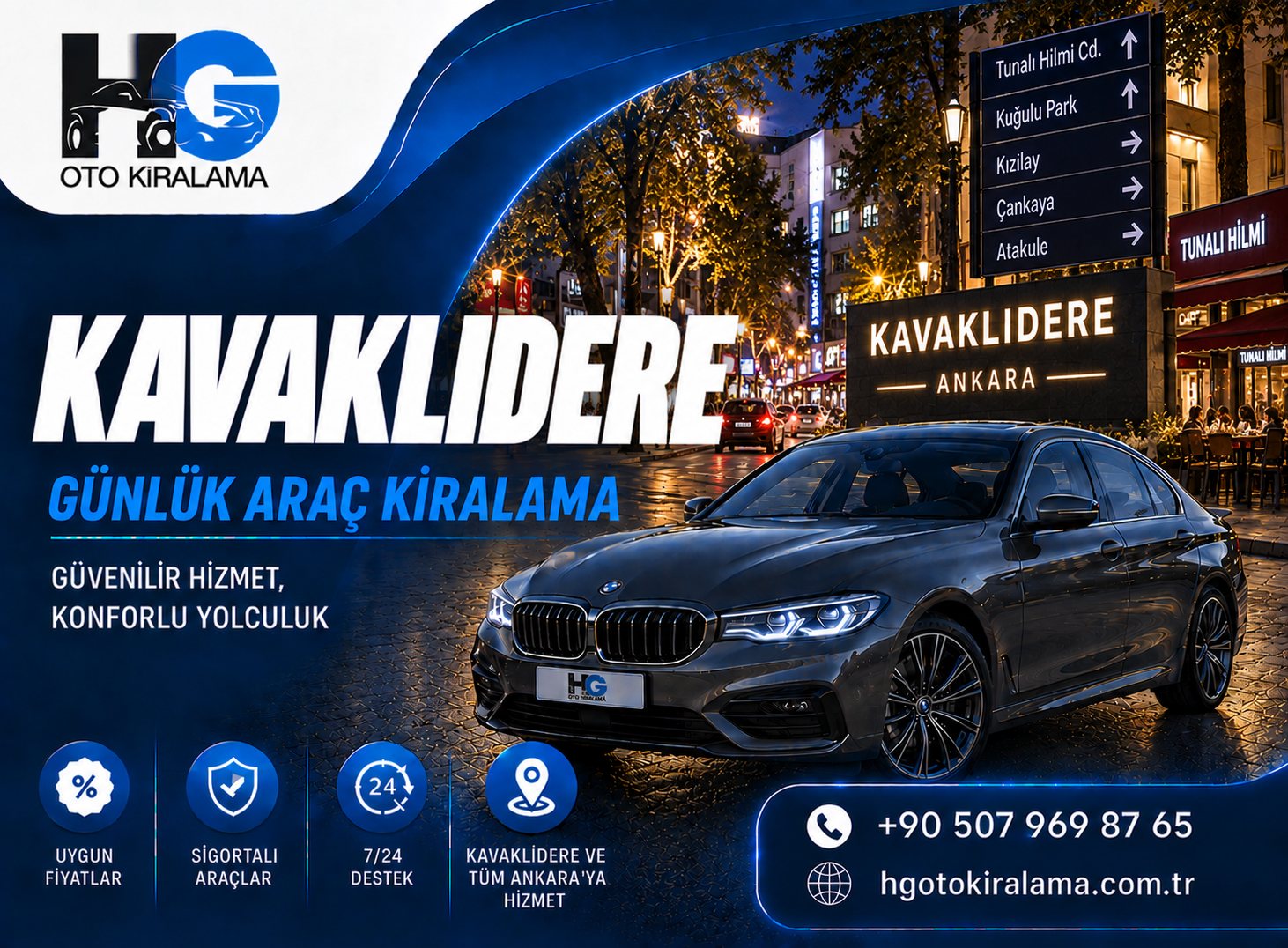 Kavaklıdere Araç Kiralama